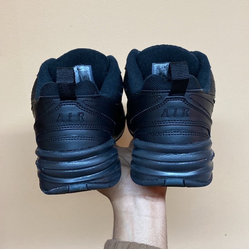 Nike Air Monarch IV “Black Metallic Silver” Size 9.5 Wide 416355-001 - Picture 13 of 17